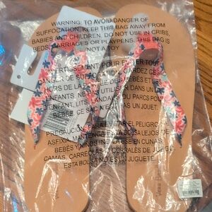 Vera Bradley Coral Flip Flops